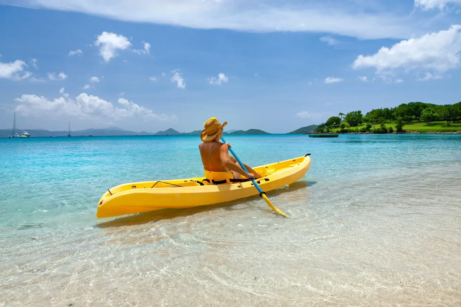 Kayak & Snorkel with Sea Turtles, National Park, St. John